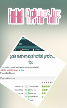 Football predictions tips